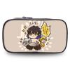 Вместительный пенал Demon Slayer из ткани Оксфорд, в стиле каваи, школьная сумка для канцелярских принадлежностей