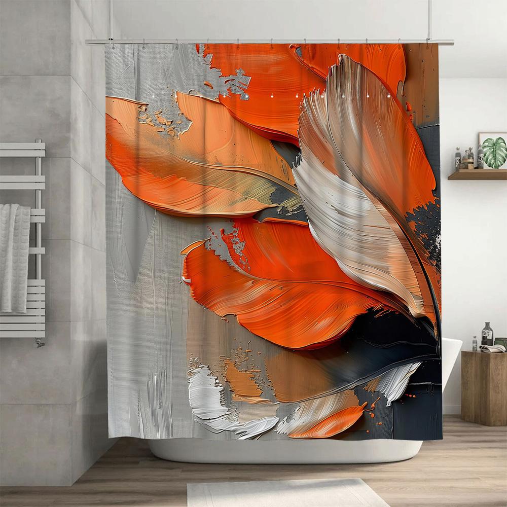 Stylish Gradient Shower Curtain Pink Blue Aqua White Bath Decoration Waterproof Fabric 180x240cm Free Shipping Home Decor Hot Sa