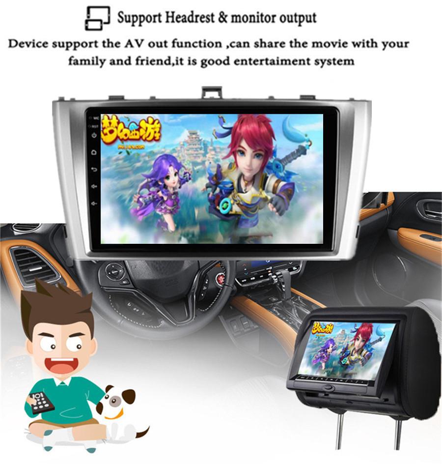 9-дюймовая автомагнитола Android 11.0 с GPS 2+32 ГБ для Toyota Avensis 2009-2015, Carplay