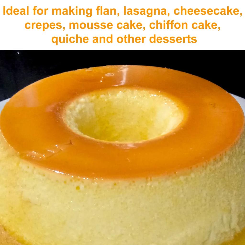 Форма для флана, круглая форма для выпечки торта, фланомейкер, 1,5 кварты, набор форм для флана, нержавеющая сталь, формы для чизкейка, шоколадные кухонные принадлежности