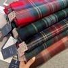 Small Wool Classic Plaid Simple Winter Fringed Warm Scarf Female Scarf Student Style