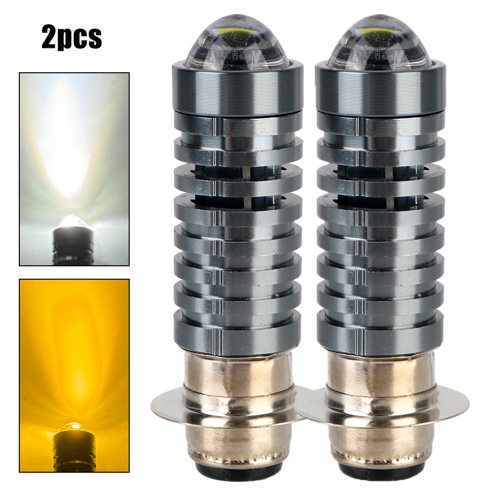 12V-80V Мотоциклетные фары H6 P15D-25-1 Цоколь 2000LM 3000K/6000K Сигнальные огни Светодиодные противотуманные фары Мотоциклетные прожекторы Индикаторы