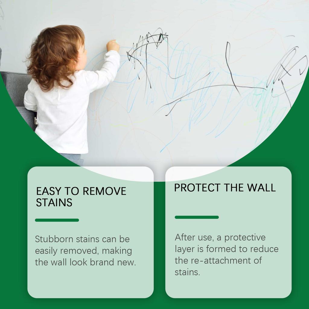 Jakehoe wall cleaning care cream removes all kinds of stubborn stains from wall graffiti, home wall renovation and brightening cleaning agent 100g
