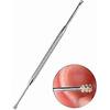 Stainless Steel Ear Cleaner Double End Spiral Curette Multifunction Ear Pick Spoon