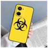 Biohazard Symbol Logo Case For Realme C51 C55 C53 C35 C33 C30 C67 C21Y C25s C15 9 10 11 12 Pro Plus GT Neo 5 Cover