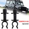 2pcs For Land Rover Defender 90 110 130 TD5 Discovery 1 Range Rover Classic PRC3180 Hood Bonnet Support Stay Prop Clips Retainer