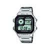 Коллекция Casio Montre Homme Quartz Digital Cadran Noir Браслет Acier Argent - AE-1200WHD-1AVEF - - - - -