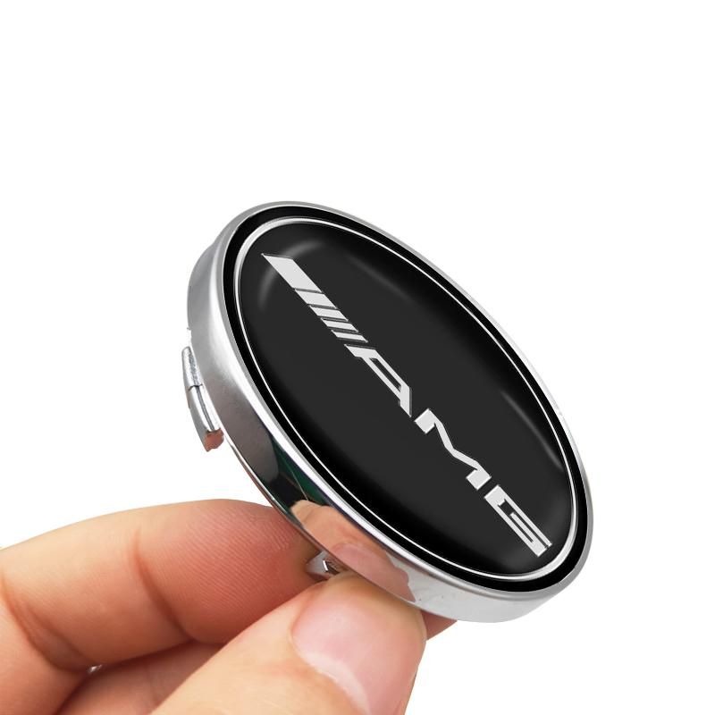 For Mercedes Benz AMG GLE GLS GLC CLA GLB ML C500 C200 C300 W204 W206 W205 W212 W203 Car Wheel Center Hub Cap Car Rims Dust-proof Cover Hubcapss