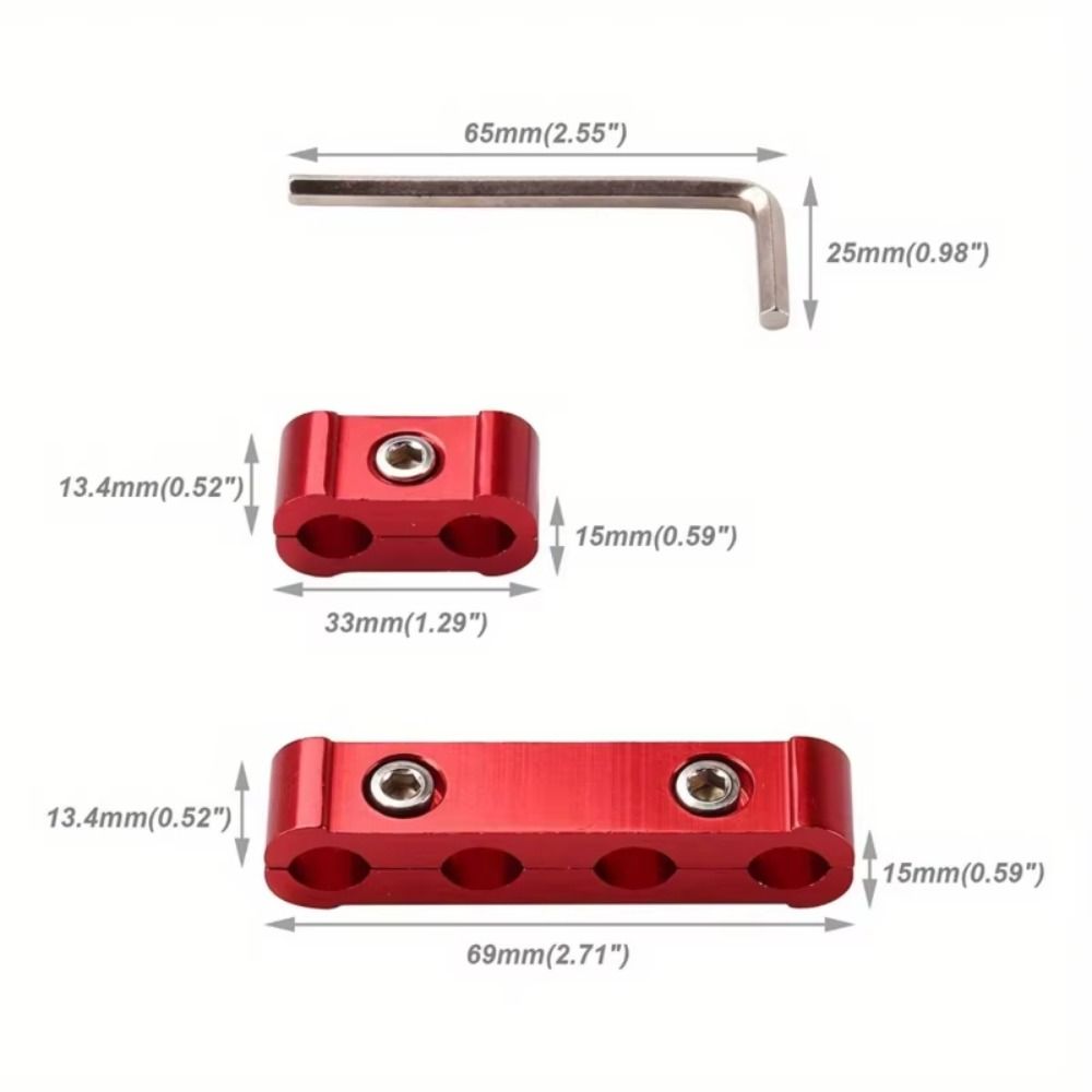 3pcs Cable Management Spark Plug Wire Dividers Three Dividers Spark Plug Wire Clamp Car Maintenance