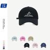 Letter Signal Black Embroidered Baseball Cap Sun Protection Breathable Hat Gift
