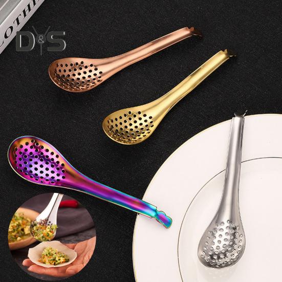 Ложка с прорезями, пищевой гладкий полированный, термостойкий, без деформации, фильтр, яичный желток, икра, дуршлаг, ложка, кухонные принадлежности, кухонные принадлежности