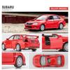 1:36 Subaru Impreza WRX STI Литой Модель Гоночного Автомобиля Diecasts Симуляция Металлическая Модель Игрушечного Автомобиля Оттянуть Назад