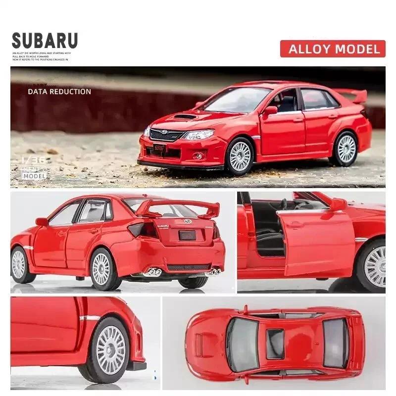 1:36 Subaru Impreza WRX STI Литой Модель Гоночного Автомобиля Diecasts Симуляция Металлическая Модель Игрушечного Автомобиля Оттянуть Назад
