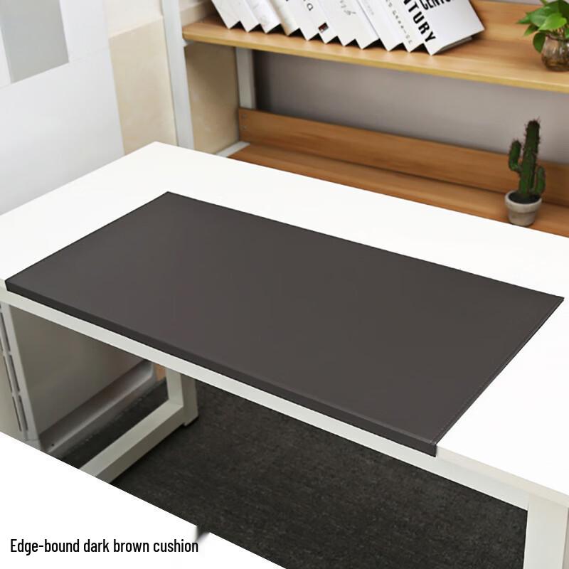 Handun Leather Desk Mat with Buckle Edge