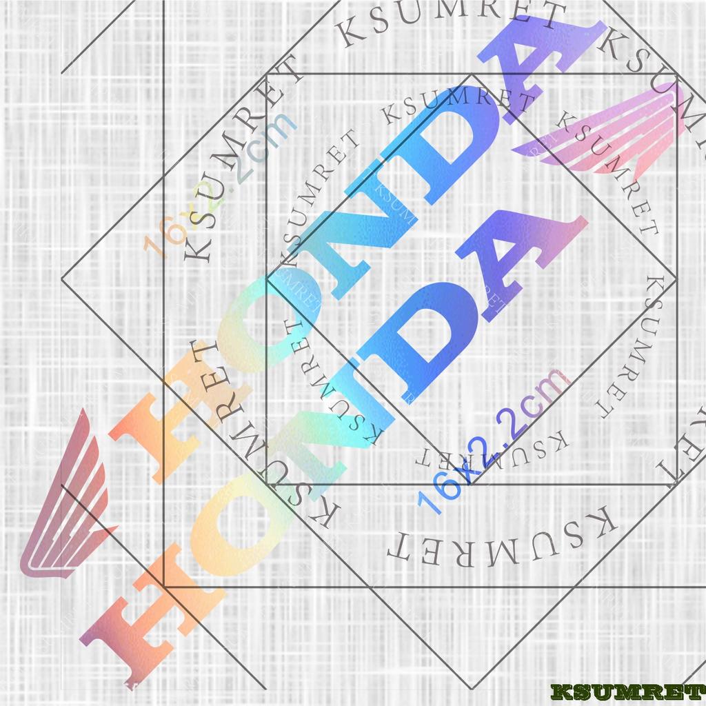 FIQ1 For Honda Motorcycle Stickers Logo Decal Waterproof