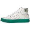 Originals Nizza Hi Rf Canvas Casual Slip Resistant Durable High Top Skate Shoes Unisex Sneakers White Green GX2707