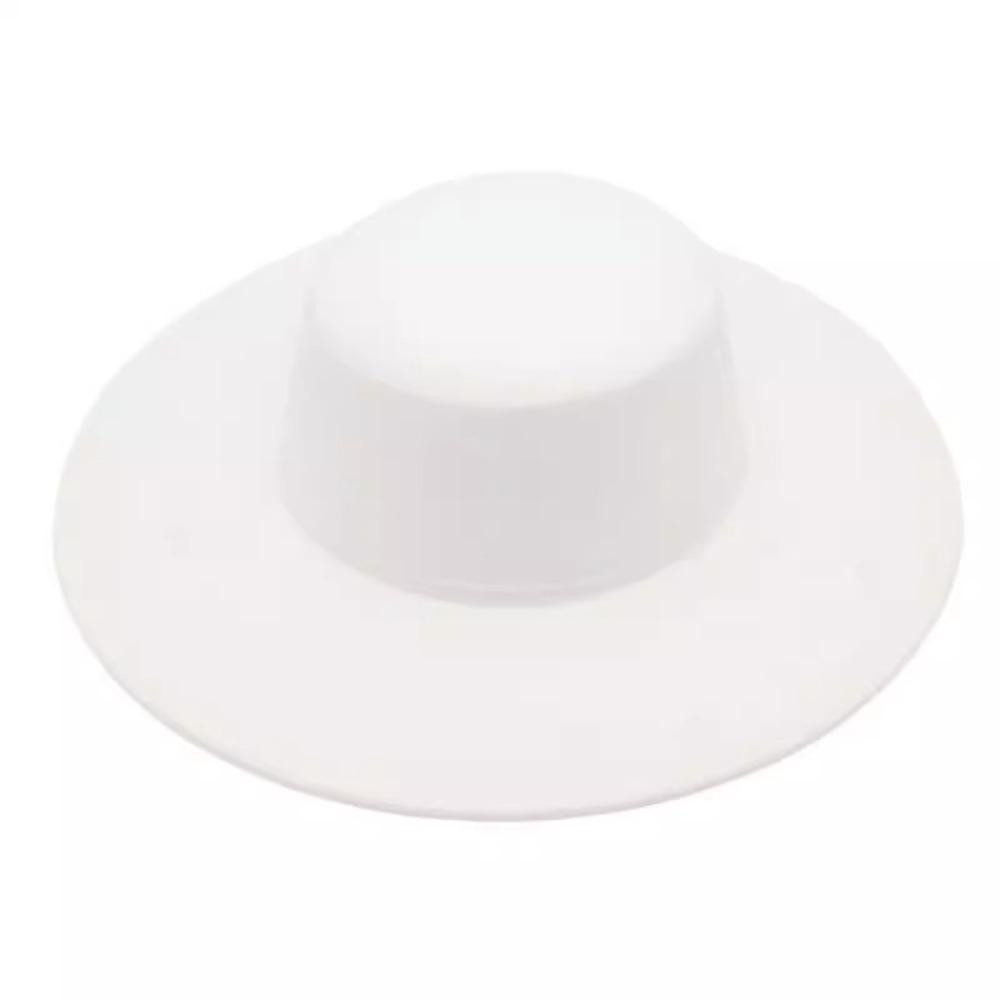 Ретро Фетровая Шляпа Стиль Хепберн Плосковерхая Кепка Элегантная Панама Церковная