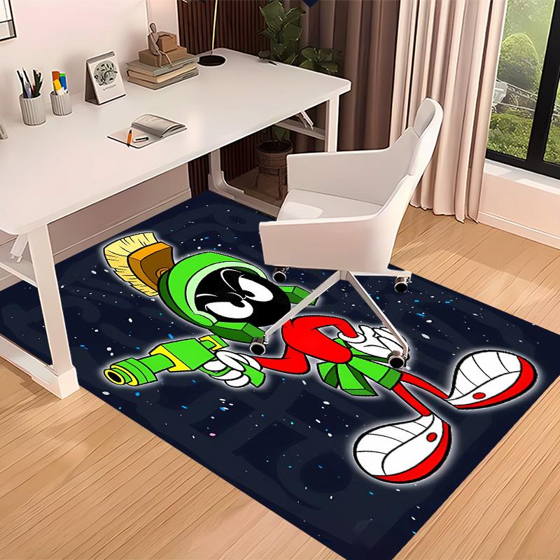 Marvin the Martian Printed Absorbent Washable Carpet, Non-Slip Bathroom Mats, Kitchen Rugs, Yoga Mat,Living Room Entrance, Camping Picnic Rugs