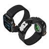 Ремешок для Apple Watch Ultra 3 2 1 49 мм / Series 11 10 46 мм / 9 8 7 45 мм / SE3 SE2 SE 6 5 4 44 мм / 3 2 1 42 мм, нейлоновый ремешок с металлической застежкой FIDLOCK