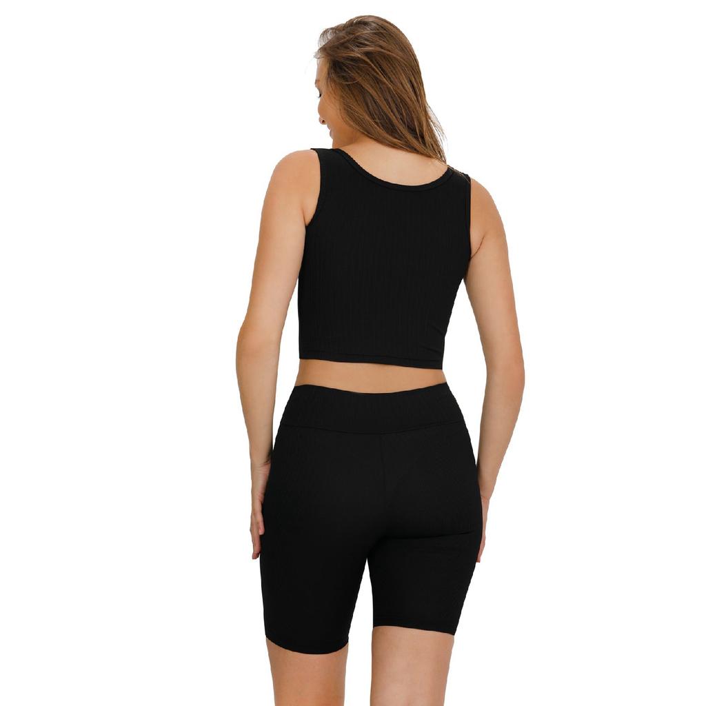 Women's High Waist Ribbed Leggings Ktyt115