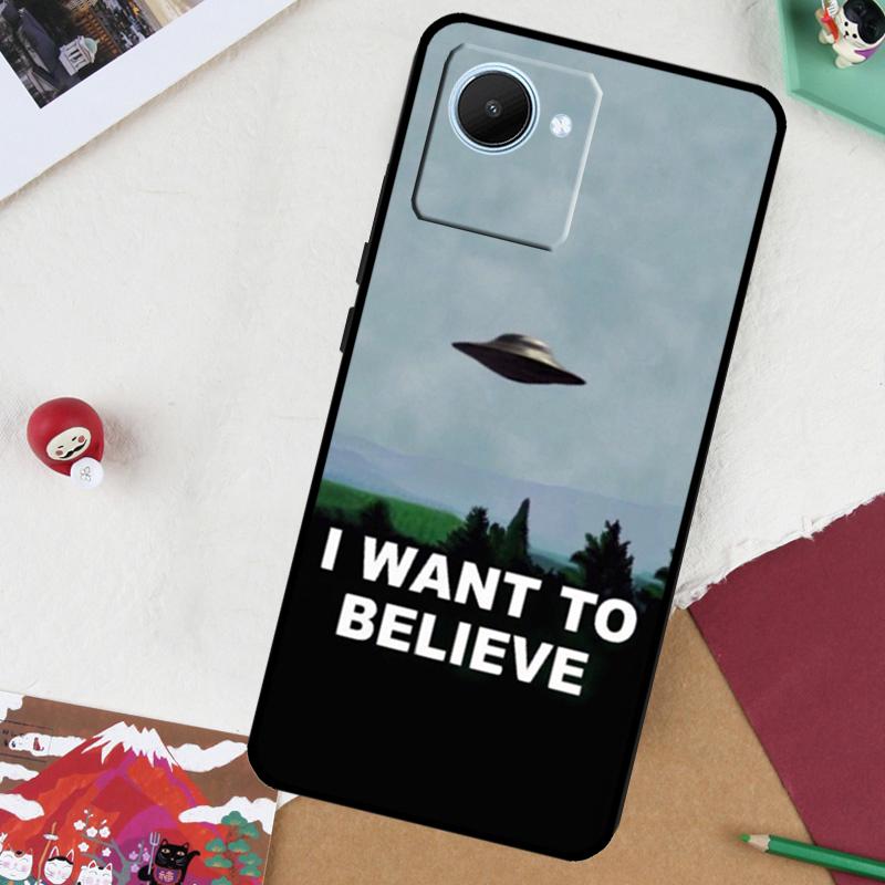Я хочу верить Чехол для For Realme GT7 Pro GT 6T 5 6 C67 C75 C61 C55 C53 C51 C21Y C25S 10 11 12 13 14 Pro Plus