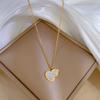 Real Gold Cold Necklace In The E-Commerce Good Goods Furnace, Women'S Collarbone Chain With Jewelry