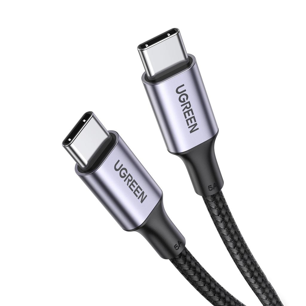 Ugreen Us316 Usb-C / Usb-C кабель 480 Мбит/с 5A 0.5M - серый