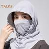 Солнцезащитная шапка-ушанка для лица, шейный платок UPF 50+, дышащий, охлаждающий, ледяной шелк, летний, для велоспорта, женский капюшон, бандана, шарф, защитная маска для лица