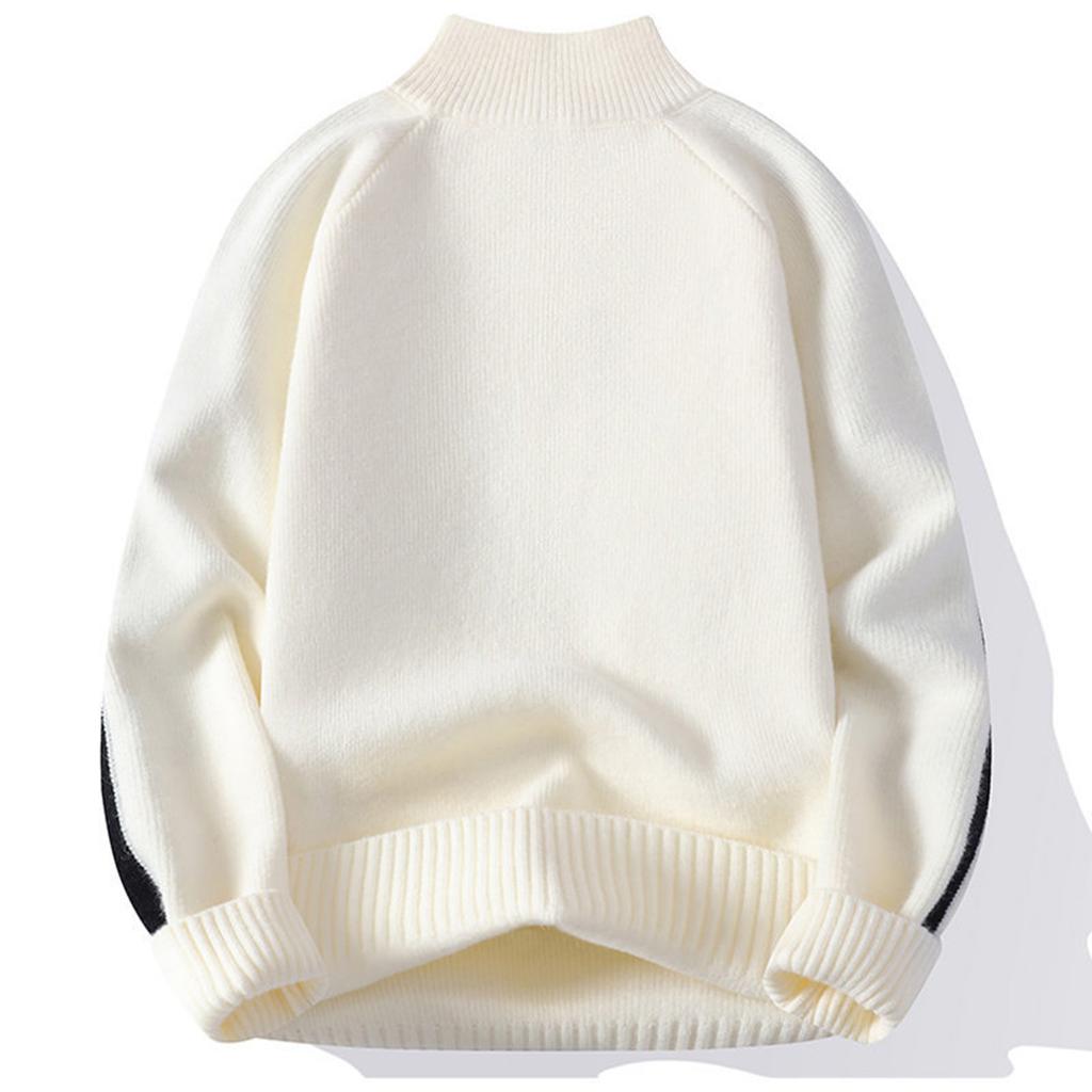 Men's  Fashion  Knitting  Pullover  Long Sleeves  Loose  Round Neck  Sweater