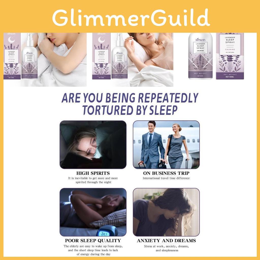 Ксимонс Успокаивающий спрей для сна с расслабляющей лавандой для снятия тревоги и спокойного сна