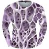 3D-принт скелета рубашки мужские костюмы на Хэллоуин рубашки смешные длинные рукава графические футболки уличная одежда повседневные футболки топы