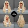 Professional  WIGS Barbie Wig Long Blonde Wigs for Women Daily Party Loose Synthetic Body Wave Hair Wig for Girls Halloween Cosplay