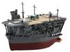 Fujimi Model Chibimaru Fleet Series Kaga Total Length 11cm Plastic Model Chibimaru 10 No.10 Approx. Non-scale Pre-colored
