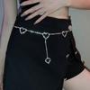 Metal Heart Chain Belts for Women Waistbands for Dress Waist Chain Belts Belly Chain