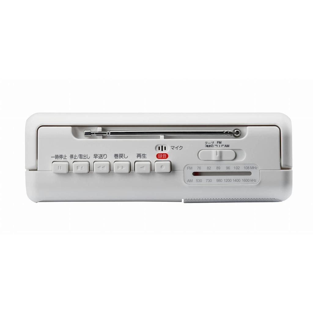 WINTECH Mono Radio Cassette Player White SCT-M110