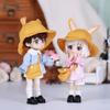 Rabbit Bear Ears Ob11 Doll Clothes Kindergarten BJD Doll Outfit Obitsu11 School Uniform  1/12 Dolls