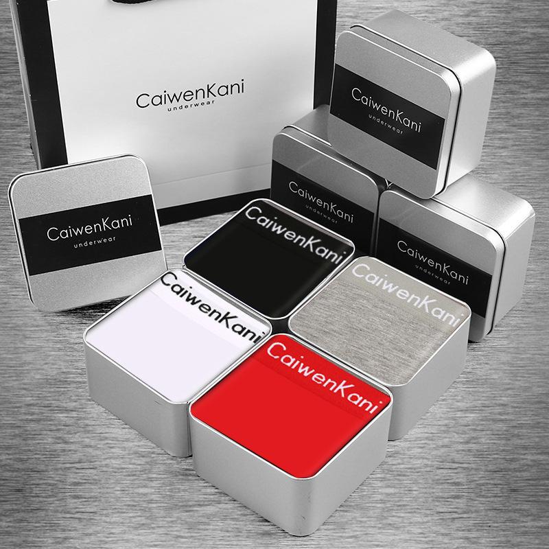 Мужские трусы-боксеры из дышащего чистого хлопка, модала, Cckgraphene, тонкие короткие брюки, подарочная коробка высокого класса