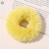 Мягкая повязка на голову из искусственной кроличьей шерсти, милые пушистые аксессуары для волос в виде толстой кишки