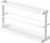 Yamazaki Jitsugyo (Yamazaki) Two-Way Balcony Slipper Rack with Tray White Body Approximately W25 X D6.5 X H15cm (Does Not Include Film Hook) Tower