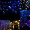 35m Led 96 Icicle Hanging Curtain Window Light Fairy String Xmas Home Decors