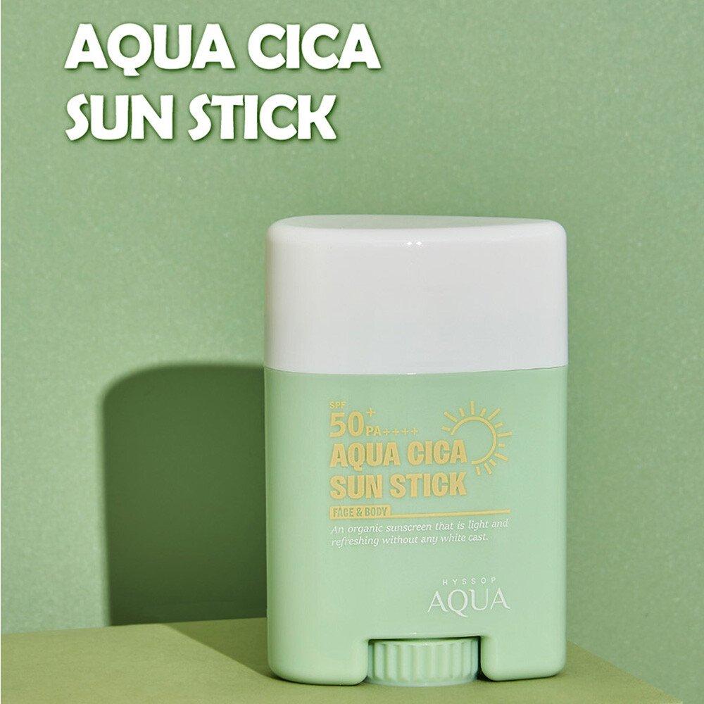 hyssop Non-sticky UV blocking skin cooling moisturizing Aqua Cica Sun Stick (SPF50+PA++++)
