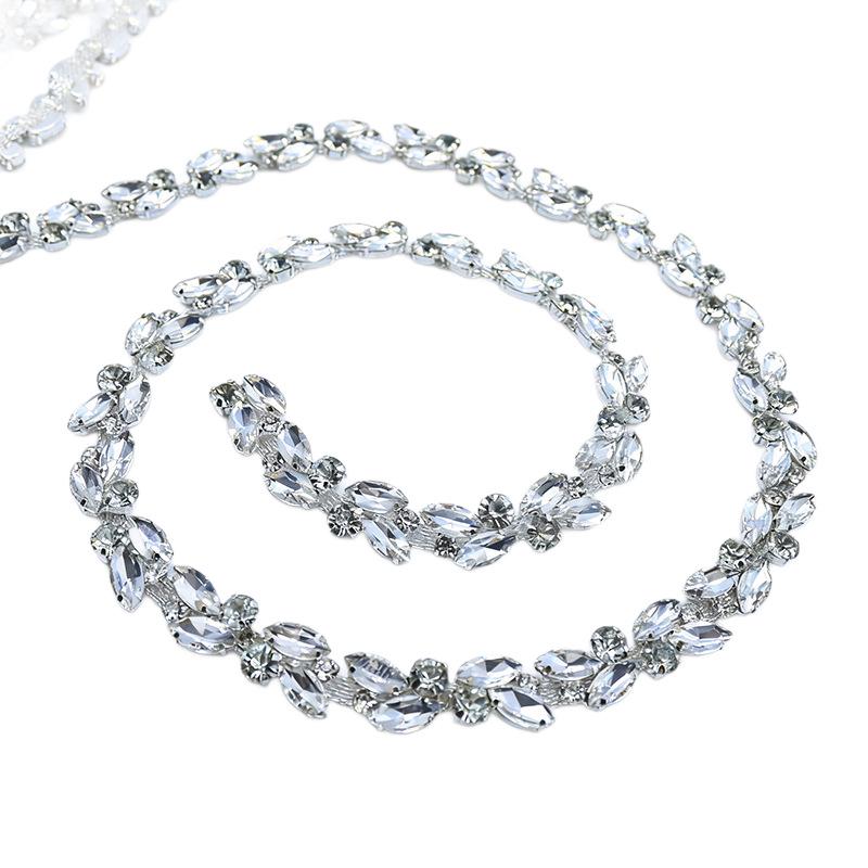 Маркизная стразовая когтевая цепочка для одежды, обуви, шляп и ювелирных аксессуаров.