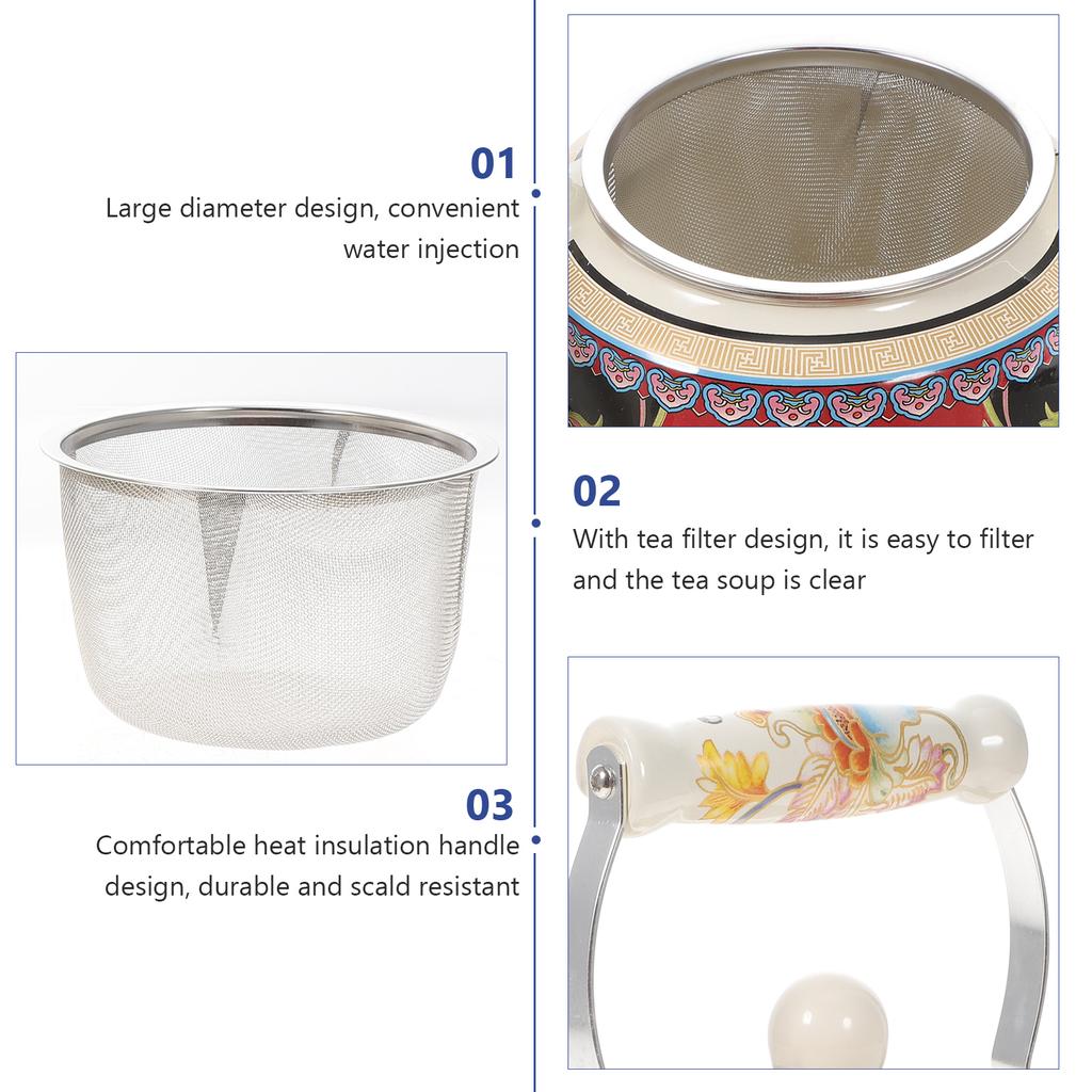 Эмалированный чайник, винтажный ретро-кипятильник для воды, походный кувшин, плита, кухня, ресторан, офис, чайник, кофе, чайный домик, чайник