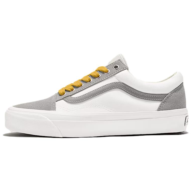 Vans LX Old Skool Замша Холст Универсальные Удобные Прочные Низкие Кеды для Скейтбординга Унисекс Кроссовки Серый Белый VN000D560BP