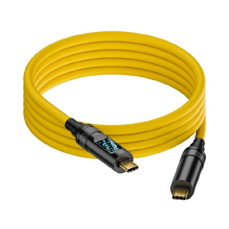 Fast PD100W Charging & Data Transfer Cable with Double USB C Port and 8K Video Transmission Efficient