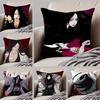Classic Anime Unohana R-Retsu Bleach Pillow Case Comfort Sofa Bed Silky Elegant Invisible Zipper Custom Decorative Cushion Cover