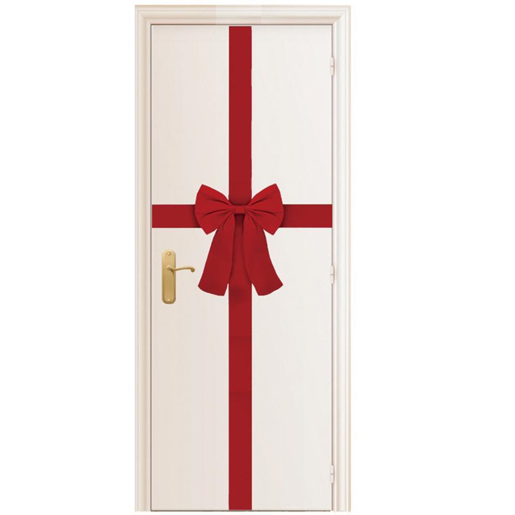 Door Hanging Bow Christmas Ribbon Imitation Hemp Ribbon Christmas Decoration