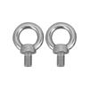 2Pcs Stainless Steel Lifting Ring Eye Bolt Heavy Duty Marine Grade Ring Screw BoltsM16