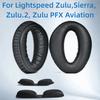 1 Pair Durable Headphone Ear Pads for Lightspeed Zulu/Zulu.2/Zulu PFX /Aviation Sierra Tango