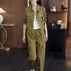 Urban Style Womens Summer Suit Set With Long Sleeves For Office Casual Wear